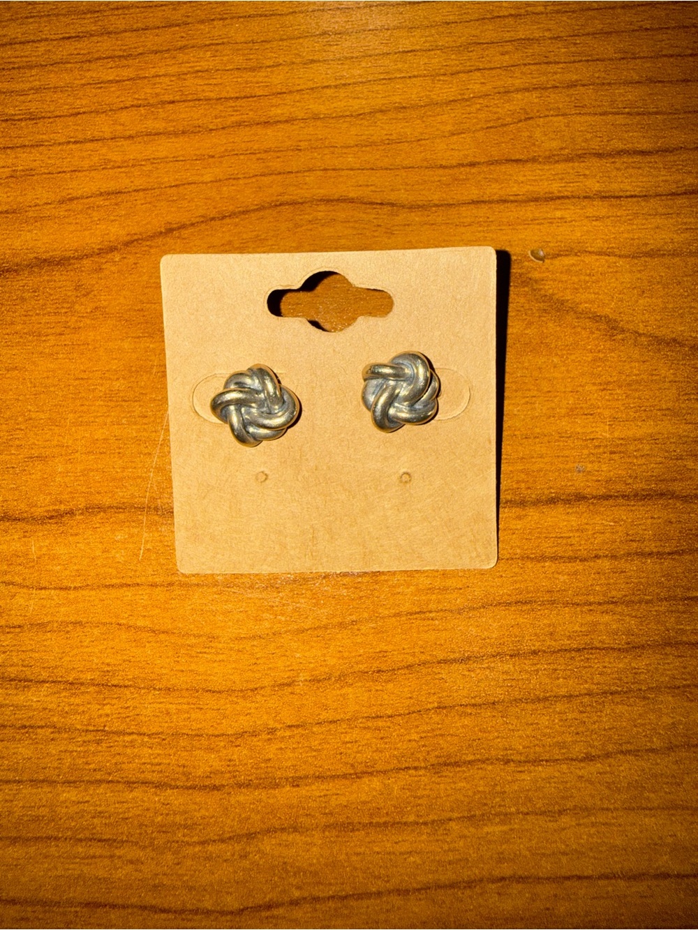 James Avery Silver Knot Earrings rare retired